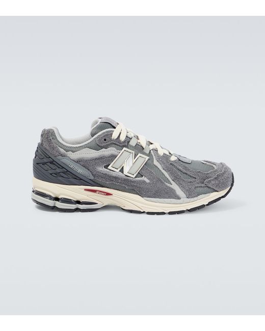 New Balance 1906R suede-trimmed sneakers