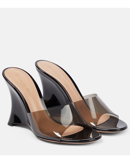 Gianvito Rossi Wedge leather sandals