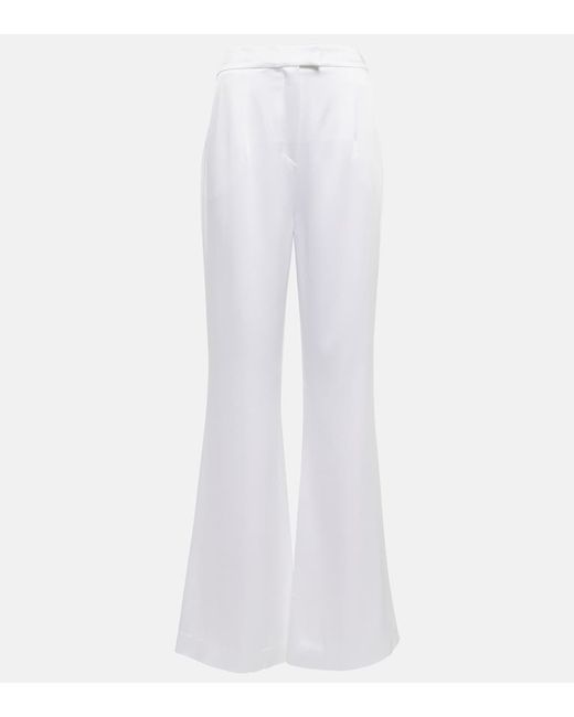 Galvan Bridal high-rise wide-leg pants