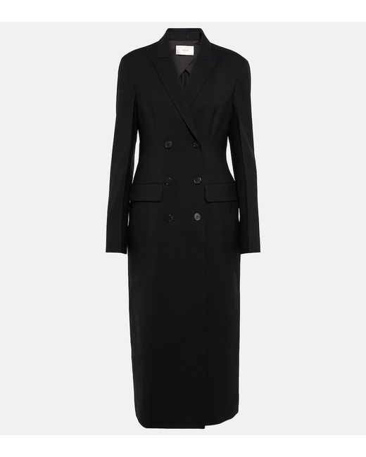 The Row Evy double-breasted wool and mohair coat