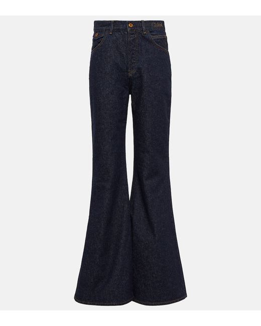 Chloé Mid-rise flared jeans