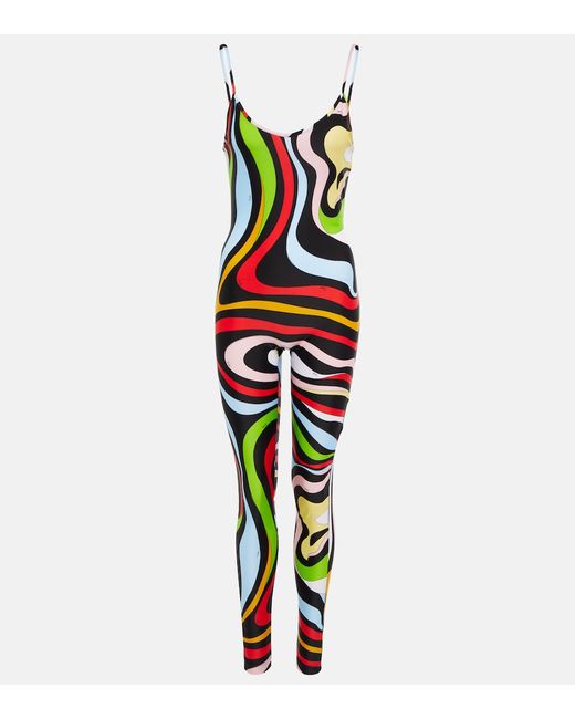 Pucci Printed jersey jumpsuit