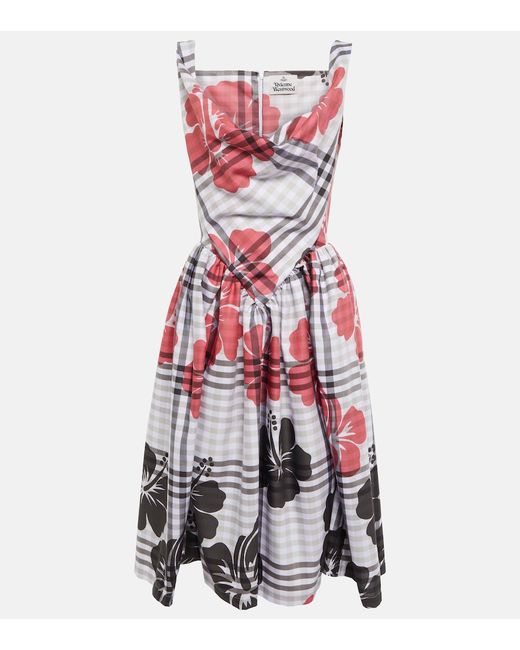 Vivienne Westwood Sunday printed cotton-blend midi dress