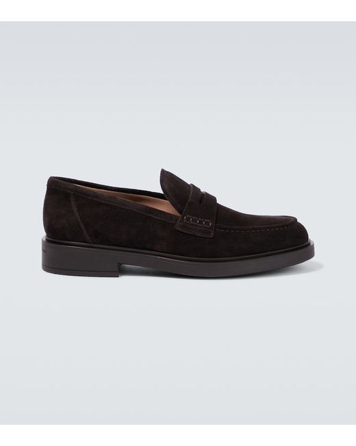 Gianvito Rossi Harris leather loafers