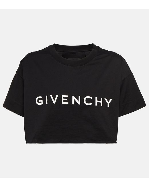 Givenchy Logo cropped T-shirt