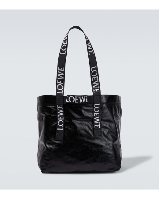 Loewe Fold Shopper leather tote bag