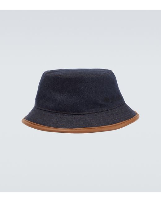 Loro Piana Wool cotton and cashmere bucket hat