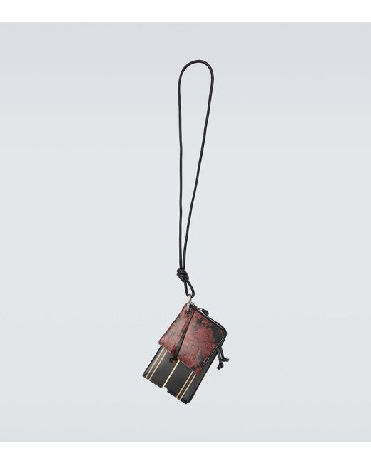 Dries Van Noten Leather wallet and phone holder