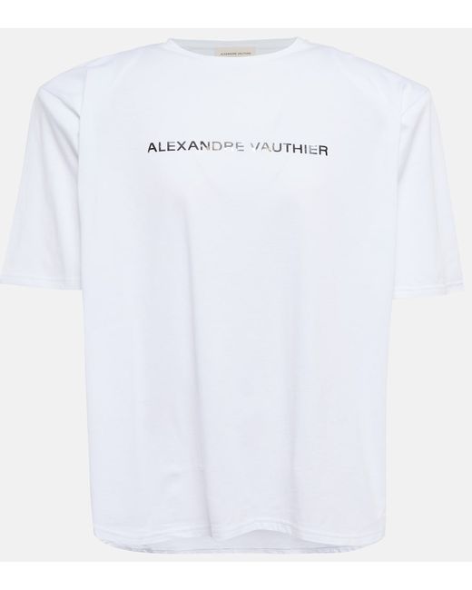Alexandre Vauthier Logo cotton jersey T-shirt