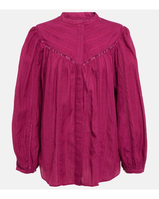 Isabel Marant Etoile Leonard cotton-blend shirt