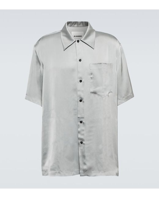 Jil Sander Shirt 36 satin bowling shirt