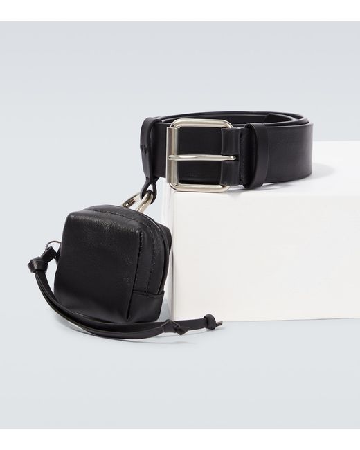 Dries Van Noten Leather belt and bag