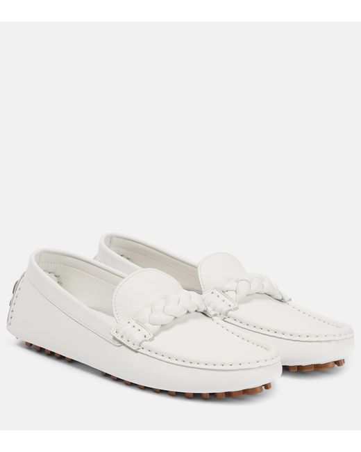 Gianvito Rossi Monza leather loafers