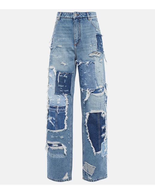 Dolce & Gabbana Patchwork wide-leg jeans