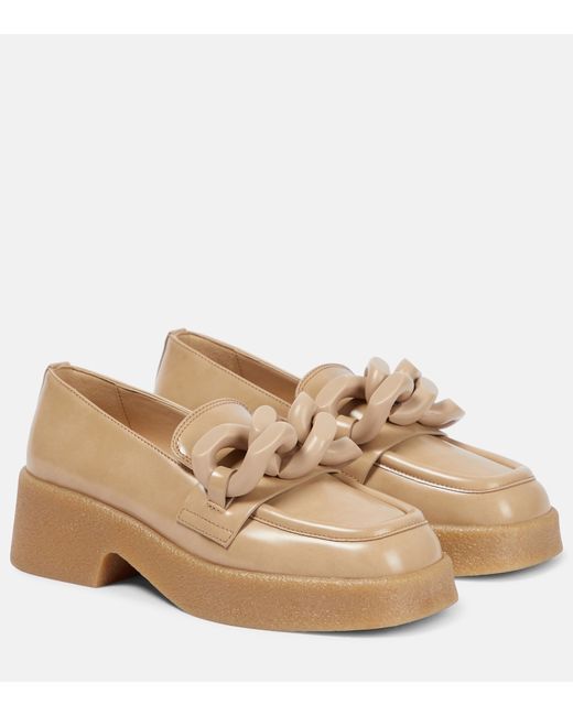 Stella McCartney Faux leather loafers