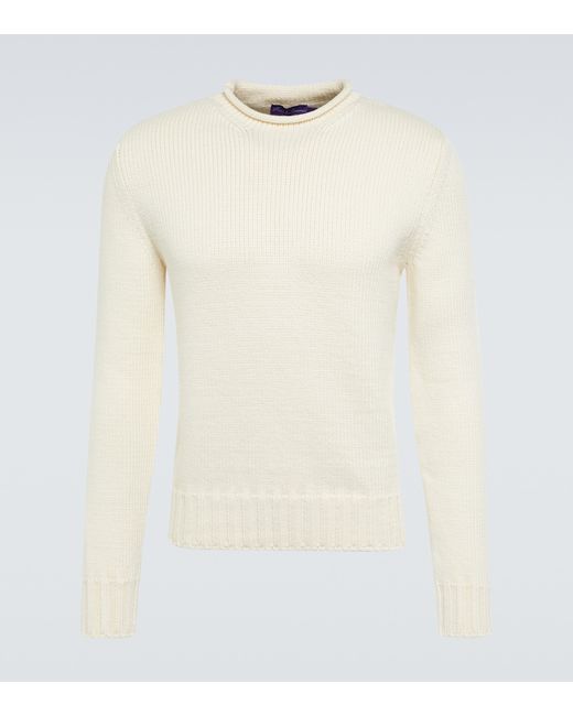 Ralph Lauren Purple Label Mockneck cotton-blend sweater