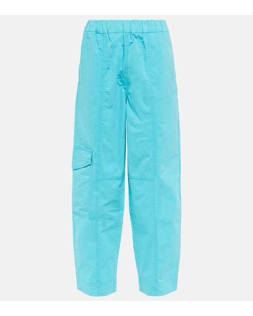 Ganni Cotton-blend pants