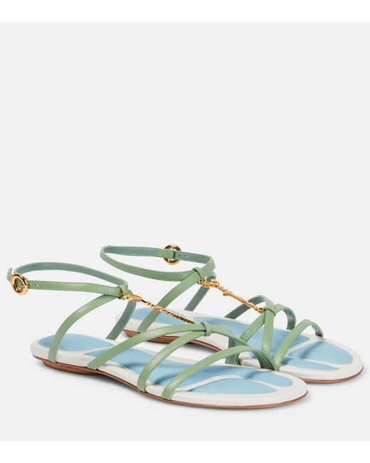 Jacquemus Embellished leather sandals