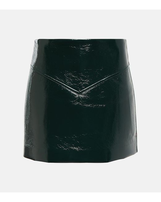 Proenza Schouler Label mid-rise faux leather miniskirt