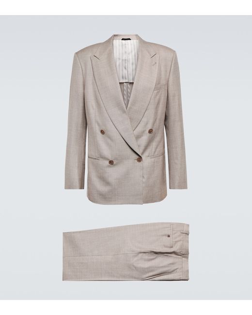 Giorgio Armani Wool silk and linen suit