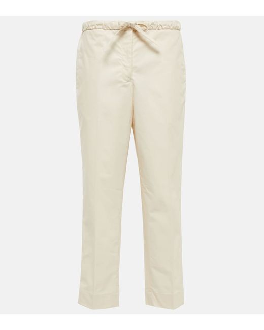 Jil Sander High-rise cotton pants