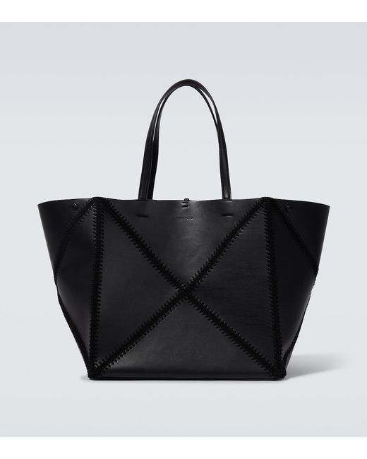 Nanushka Origami Large faux-leather tote bag