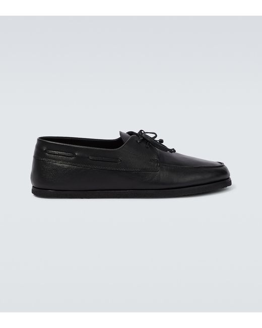 The Row Sailor leather loafers