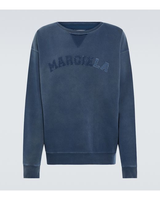 Maison Margiela Logo cotton fleece sweatshirt