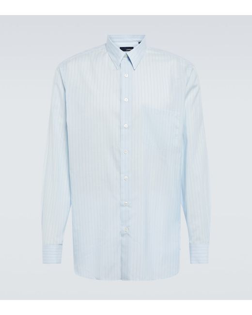 Lardini Cotton and silk long-sleeve shirt