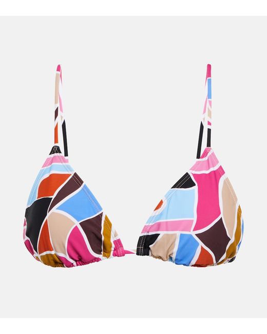 Rebecca Vallance Le Reve printed bikini top