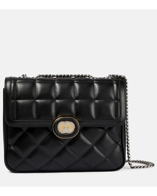Gucci Deco Small quilted leather shoulder bag