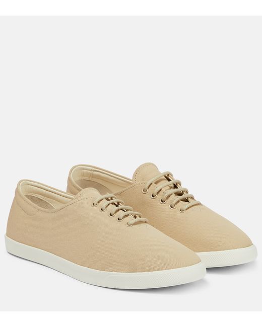 The Row Sam canvas low-top sneakers