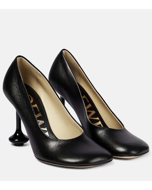 Loewe Toy leather pumps