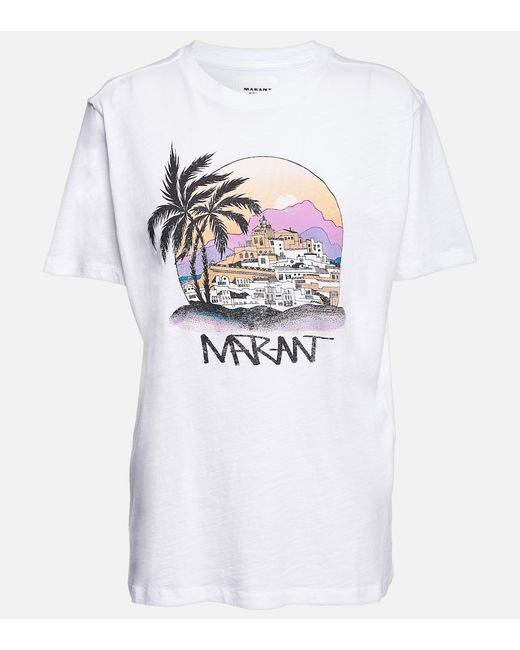 Marant Etoile Zewel logo cotton T-shirt