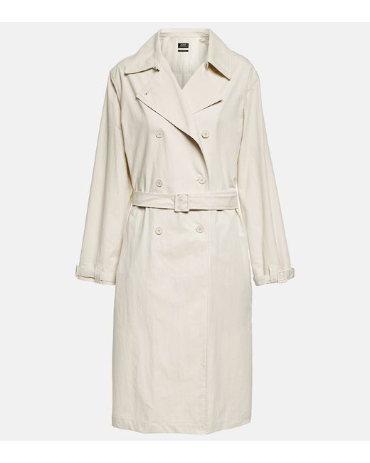 A.P.C. . Irene cotton-blend trench coat