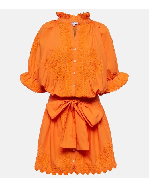 Juliet Dunn Cotton poplin shirt dress
