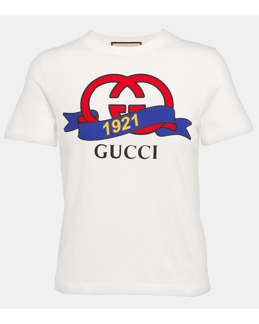 Gucci Interlocking G printed cotton T-shirt