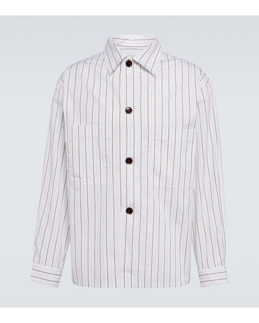 Lemaire Striped cotton shirt