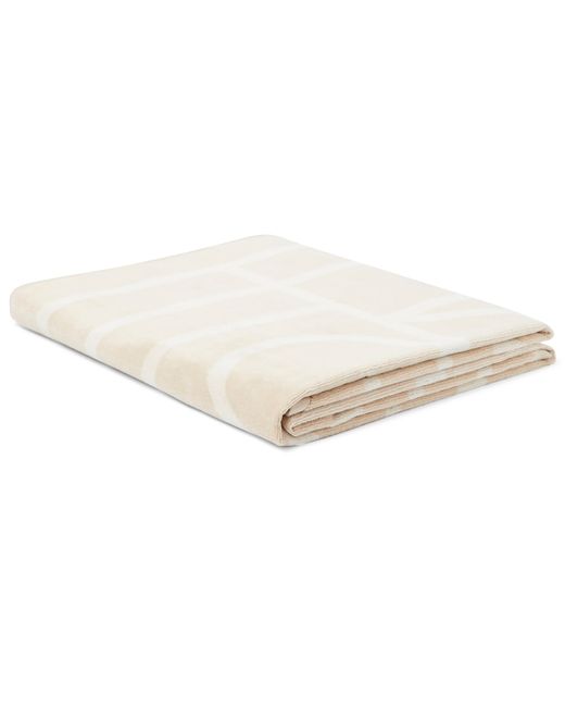 Totême Monogram cotton jacquard beach towel