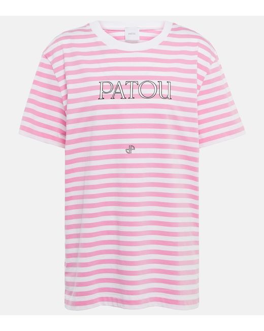 Patou Exclusive to Striped cotton T-shirt