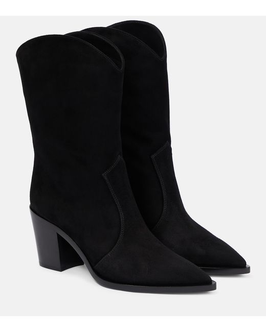 Gianvito Rossi Denver suede ankle boots