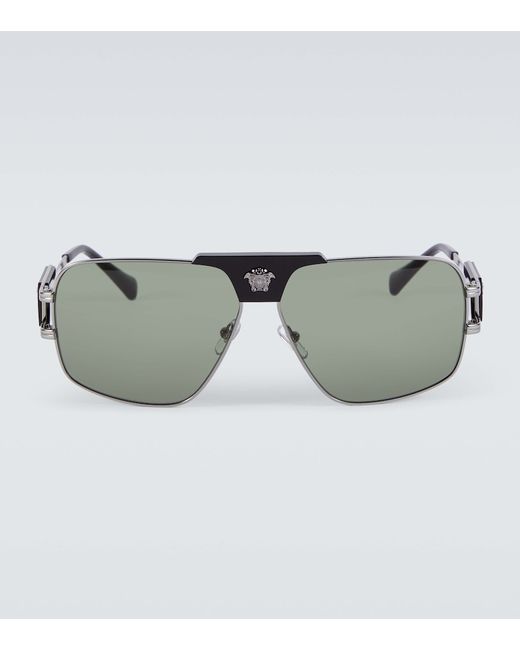 Versace Medusa aviator sunglasses