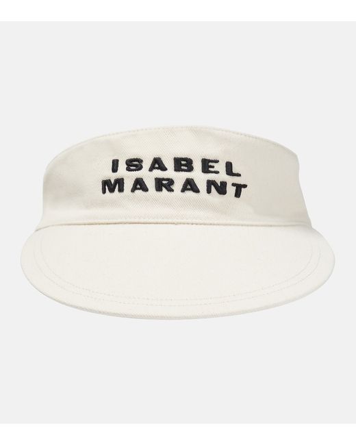 Isabel Marant Tyry logo cotton visor