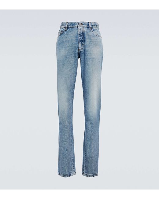Z Zegna Mid-rise straight jeans