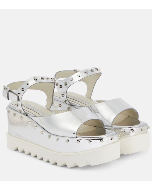 Stella McCartney Elyse embellished platform sandals