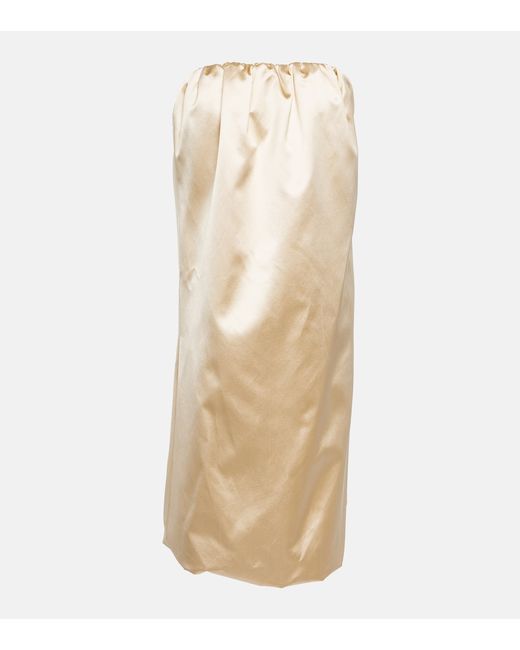 Khaite Yara cotton-blend balloon dress