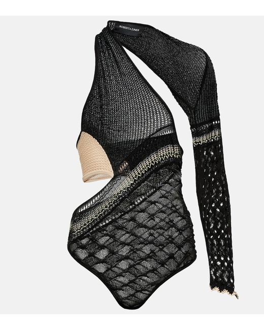 Roberta Einer Dina asymmetric knit bodysuit