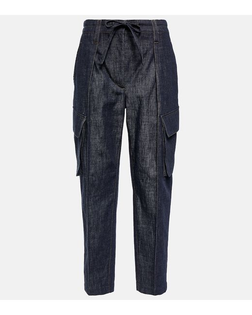 Brunello Cucinelli Mid-rise tapered jeans