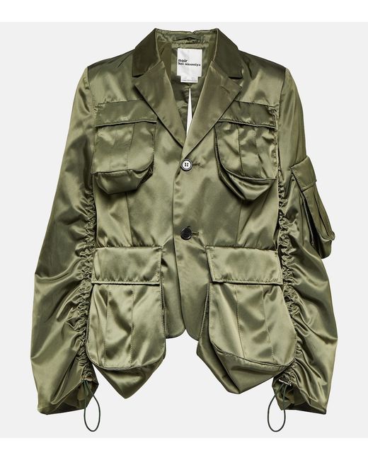 Noir Kei Ninomiya Tulle-trimmed jacket