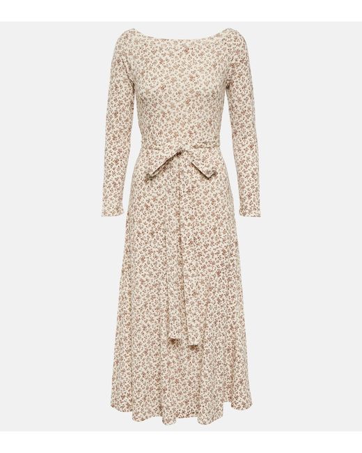 Polo Ralph Lauren jacquard cotton midi dress